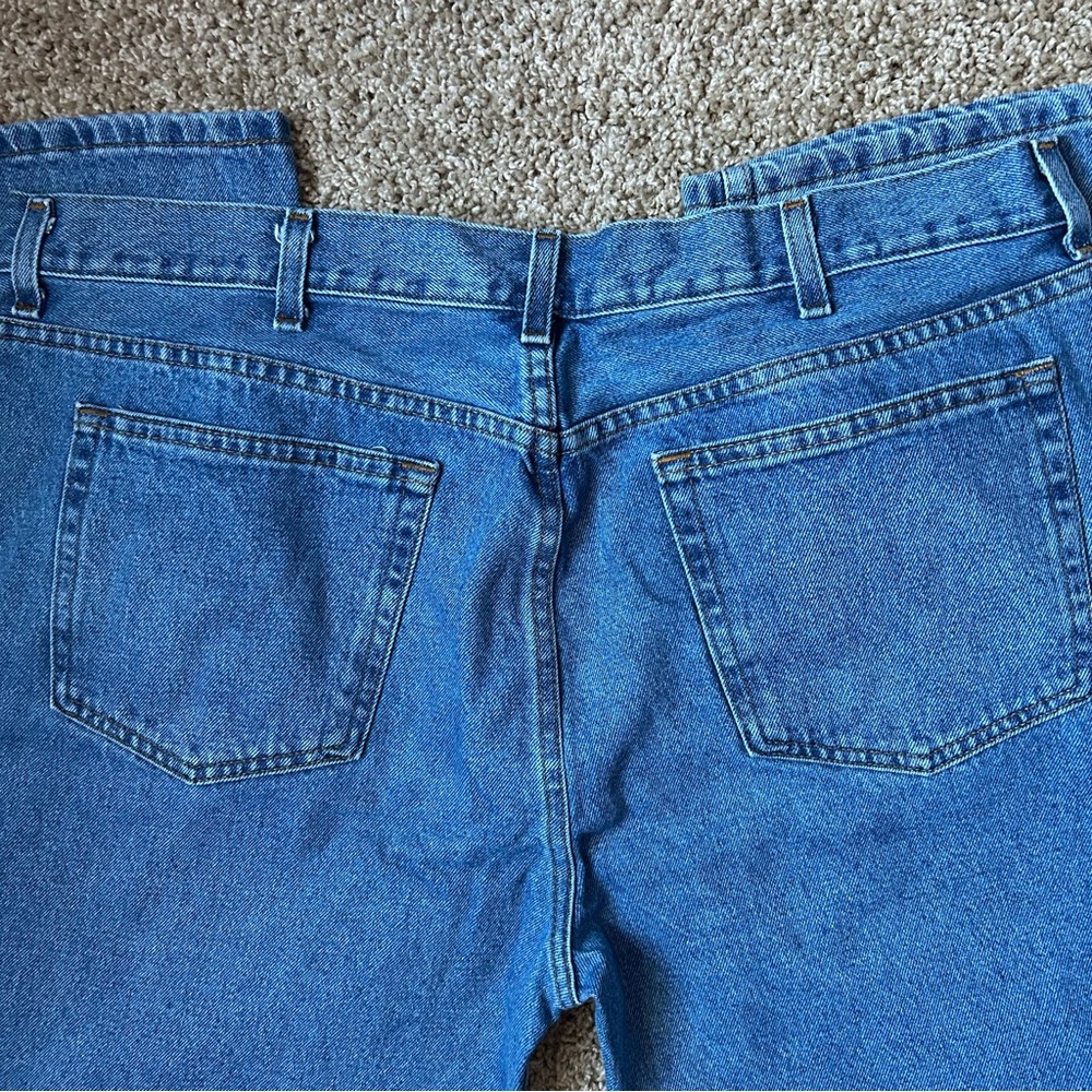 Men’s George Medium Wash Regular Fit Straight Leg Denim Jeans Size 42x32 |C64 - Picture 9 of 16